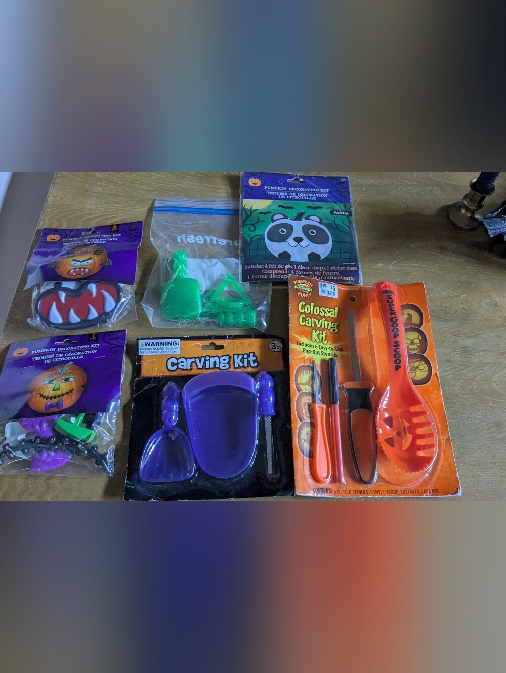 Kids Pumpkin Carving & Decorating Kits-